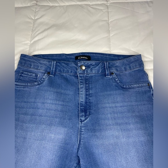 d.jeans. Size 12 Blue Skinny Stretch - Picture 8 of 11